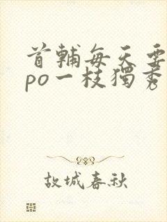 首辅每天要不够po一枝独秀全文