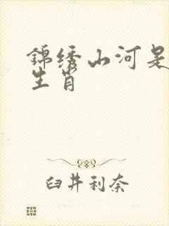 锦绣山河是什么生肖