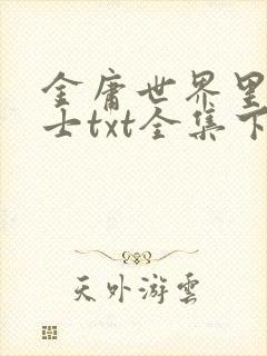 金庸世界里的道士txt全集下载