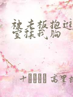 被老板抱进办公室揉我胸