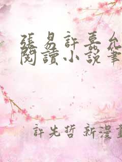 张易许嘉允免费阅读小说笔趣阁