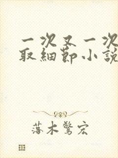 一次又一次的索取细节小说