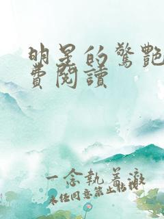 明星的惊艳史免费阅读