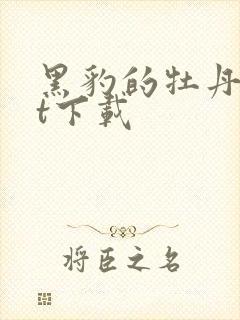 黑豹的牡丹txt下载