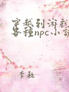 穿越到游戏里和各种npc小说