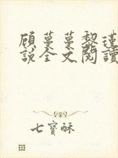 顾蔓蔓黎瑾泽小说全文阅读