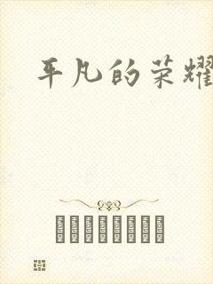 平凡的荣耀小说