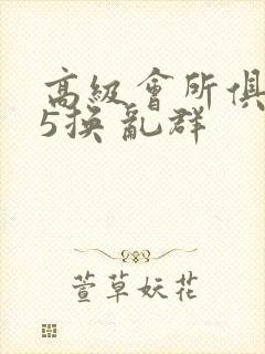 高级会所俱乐部5换 乱群