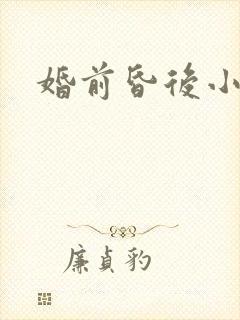 婚前昏后小说