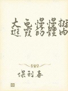 大龟慢慢挺进王进霞的体内