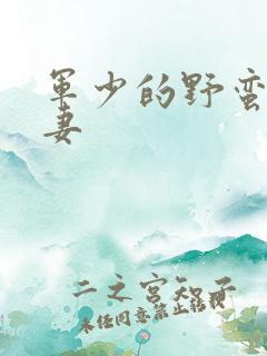 军少的野蛮小娇妻