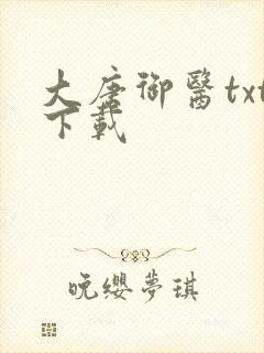 大唐御医txt下载