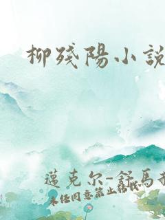 柳残阳小说下载