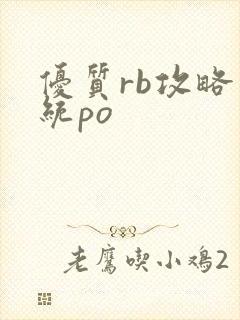 优质rb攻略系统po