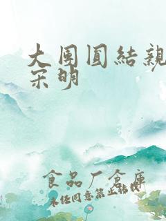 大团圆结亲情会宋明