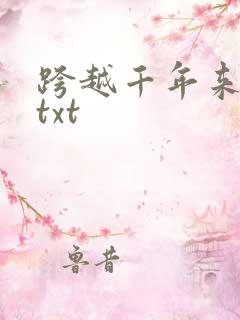 跨越千年来爱你txt