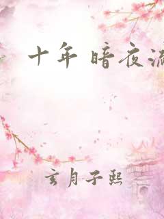 十年 暗夜流光