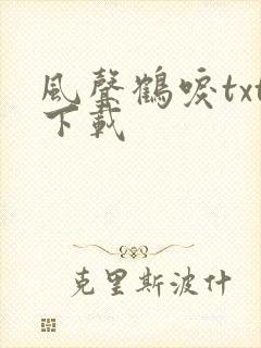风声鹤唳txt下载