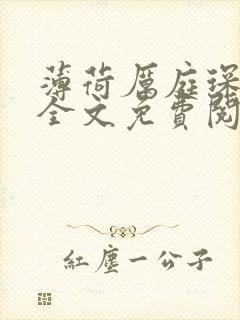 薄荷厉庭琛小说全文免费阅读无弹窗