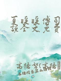 夏暖暖傅司寒小说全文免费阅读