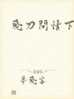 飞刀问情下载