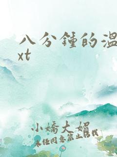 八分钟的温暖txt