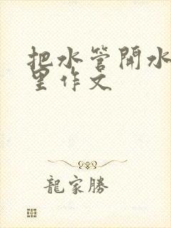 把水管开水放B里作文