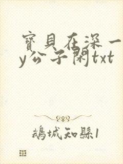 宝贝在深一些by公子闲txt