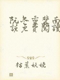 阮冬灵裴南曜小说免费阅读