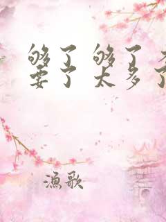 够了 够了 不要了 太多了