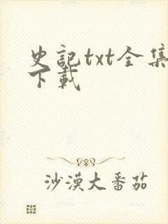 史记txt全集下载