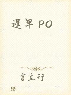 迟早 PO