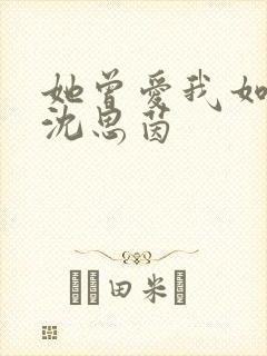 她曾爱我如生命沈思茵