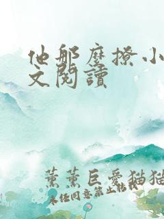 他那么撩小说全文阅读