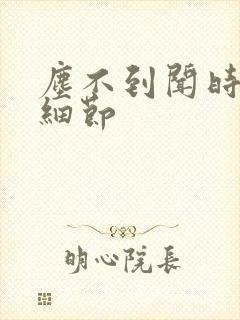 尘不到闻时顶腰细节