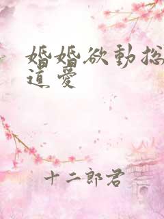 婚婚欲动总裁霸道爱