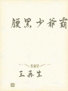 腹黑少爷霸道爱