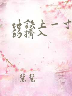 地铁上一寸一寸的挤入