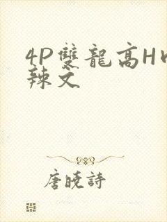 4P双龙高H肉辣文