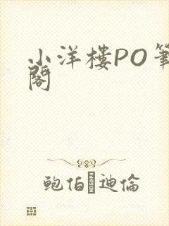 小洋楼PO笔趣阁