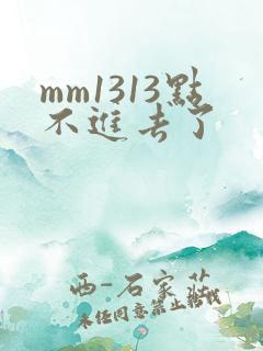 mm1313点不进去了