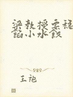 梁教授要稳住肉馅小水饺