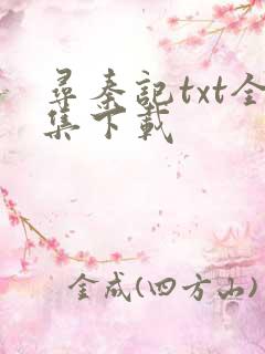 寻秦记txt全集下载