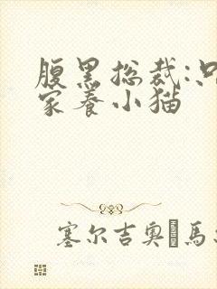 腹黑总裁:只疼家养小猫