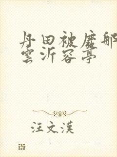 丹田被废那些年云沂容亭