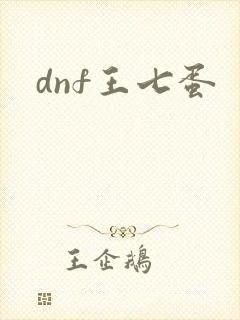 dnf王七蛋