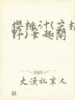 樱桃汁(宋枝江野)笔趣阁