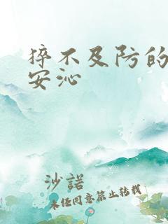 猝不及防的离婚安沁