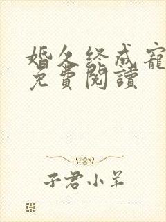 婚久终成宠全文免费阅读