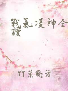 战气凌神全文阅读